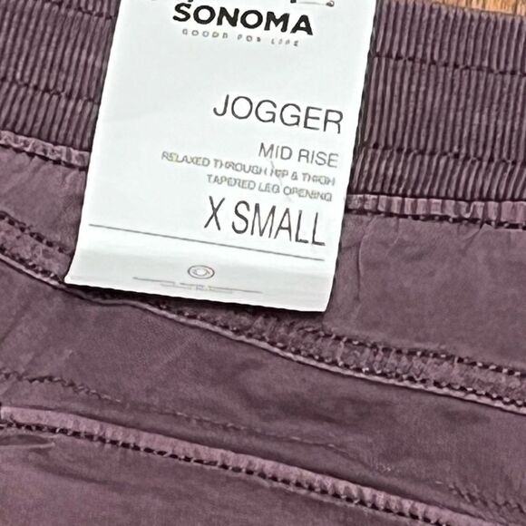 Sonoma Women’s Lavender Cargo Pull On Pants, Size XS, NWT - Picture 7 of 9